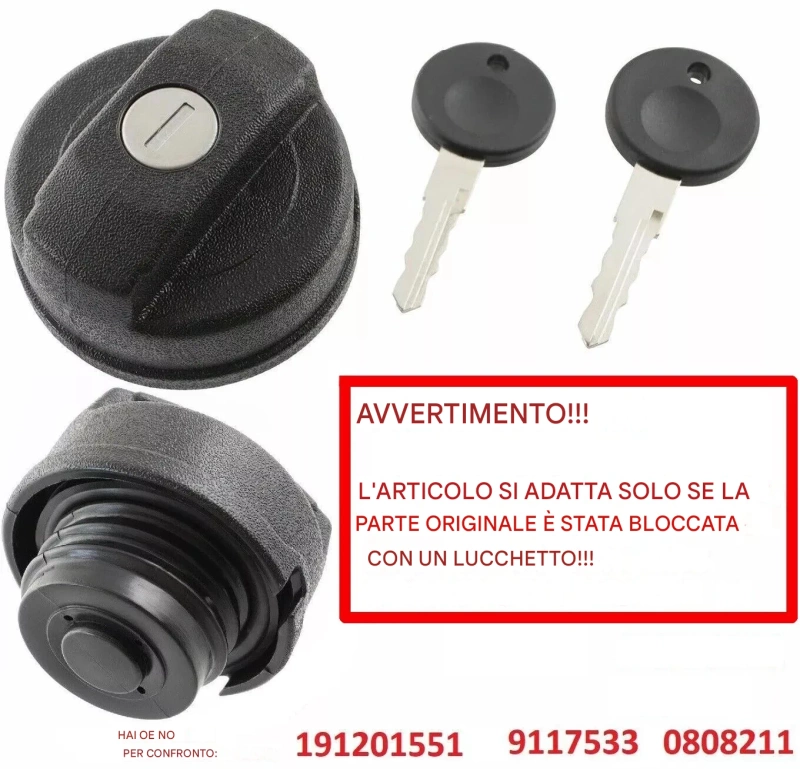 Audi 80 B3 86-91 korek wlewu paliwa