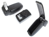 Ford Fiesta Mk7 2008- armrest set BLACK EKOLEATHER + mounting kit
