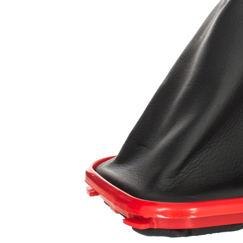 VW Golf IV 97-06 Gear shift knob + Lever Gaiter (Red frame)