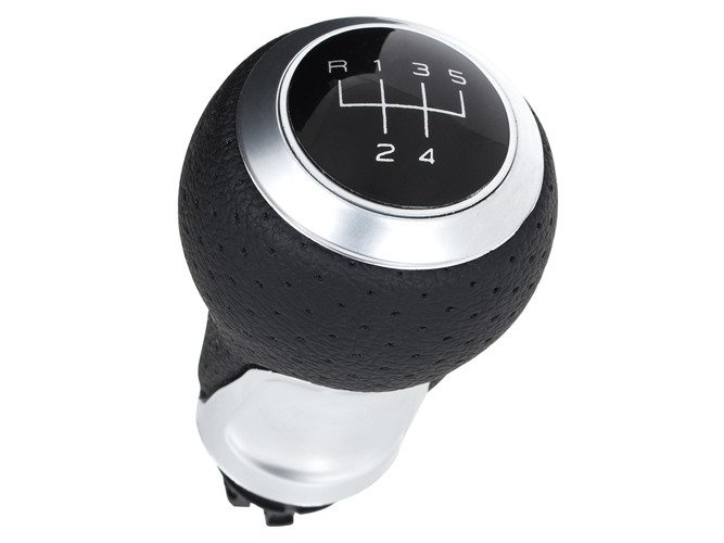 Audi A3 8L 96-03 Gear shift knob BLACK + CHROM 5 Gear