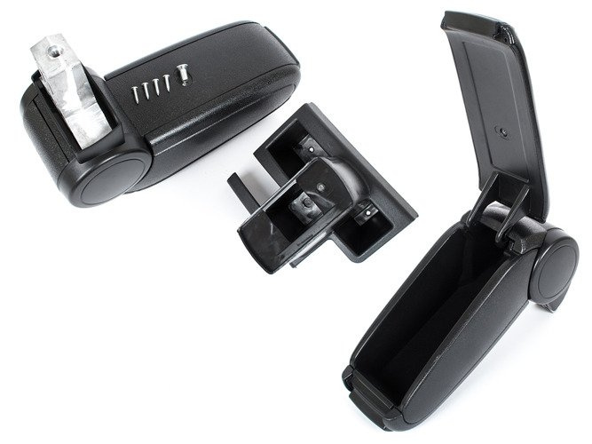 Peugeot 307 01-11 armrest set BLACK EKOLEATHER + mounting kit