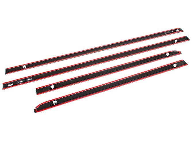 Vauxhall / Opel Vectra B 99-02 Body side molding L+R 4 pcs set + clips (not painted)