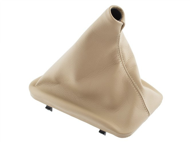 BMW 3 E46 98-05 Gear Shift Lever Cover / Gear stick gaiter BEIGE + Frame