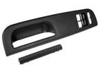 VW Golf IV 97-03 Door handle / grip BLACK front Left (Two windows) + Plug / cover