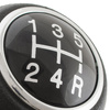 Peugeot 206 Gear shift knob BLACK + WHITE SCHEME