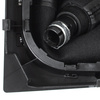 VW GOLF MK6 VI 08-12 Gear / gearbox knob BLACK + SILVER RING + BLACK LID 5+R + Lever Gaiter WITH CHROME FRAME