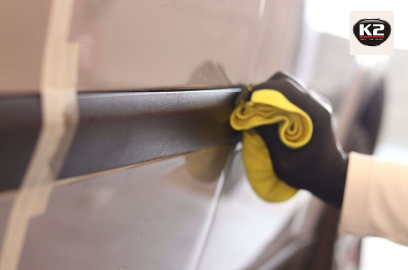 Czernidło do gumy i plastiku K2 BONO BLACK 250ml K030N