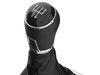 VW Passat B6 06-11 Gear shift knob BLACK + Lever Gaiter with frame CHROM 5 Gear