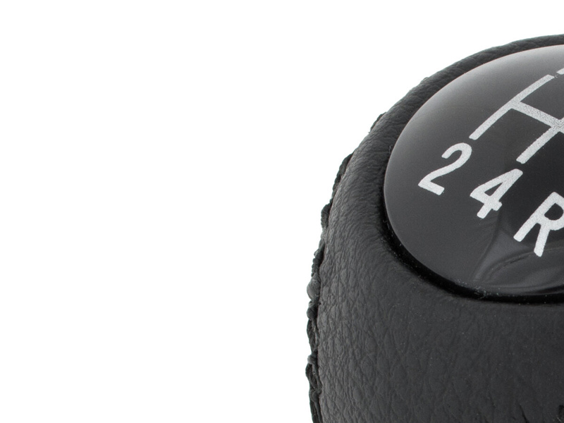 Mazda 3 06-12 Gear shift knob BLACK LEATHER 5 Gear