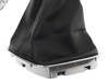 VW Polo V 6R 2009- Gear shift knob BLACK + Lever Gaiter with frame CHROM 6 Gears