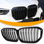 BMW X5 G05 2019- atrapa między reflektory (nerki) BLACK GLOSSY DOUBLE BAR