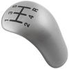 Ford Fusion 2002- Gearbox knob emblem SILVER