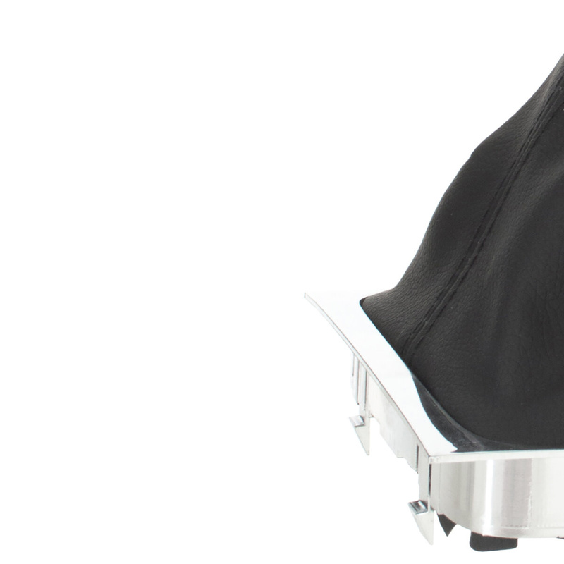 VW Passat CC 08-12 gałka zmiany biegów SILVER + mieszek z ramką CHROM 6 BIEGÓW