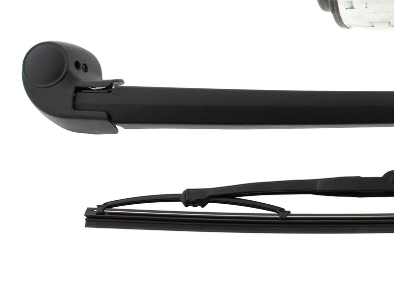 Audi A3 8P 2003- SET of:  wiper motor + Wiper arm + blade + Rear window washer nozzle 3pcs set