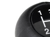 Saab 900 KROKODYL 78-93 Gear shift knob BLACK EKOLEATHER 5 Gear