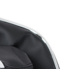 VW TOURAN 09-12 Gear / gearbox knob BLACK + SILVER RING + BLACK LID 6+R + Lever Gaiter WITH CHROME FRAME