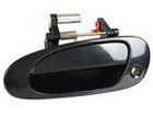 Honda Civic VII H/B 01-06 klamka zewnętrzna Z OTWOREM CZARNY POŁYSK przednia lewa