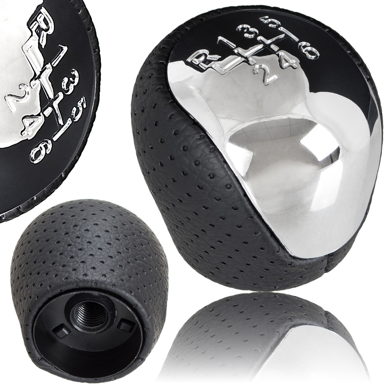 Kia Forte gałka zmiany biegów CZARNA + CHROM 6 BIEGÓW