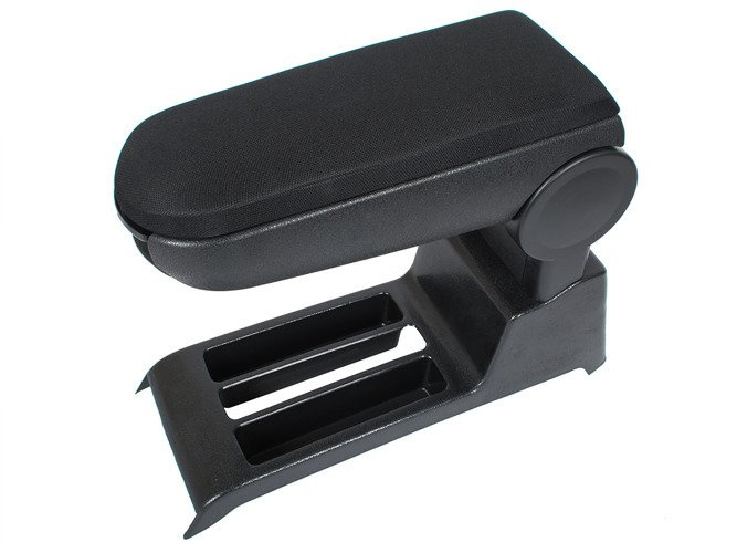 VW Polo IV 9N 01-09 armrest set BLACK FABRIC + mounting kit