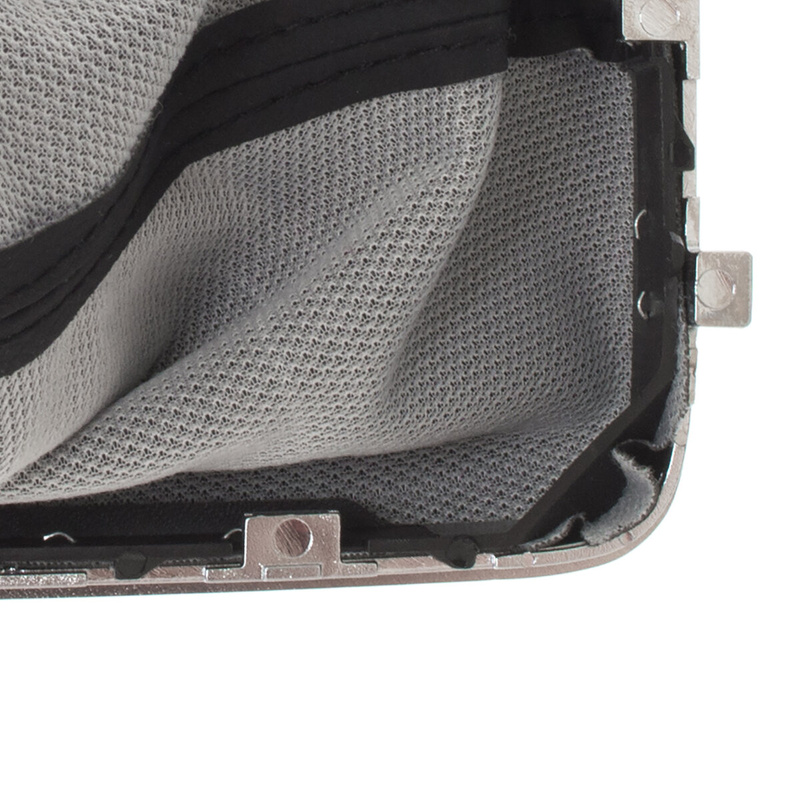 VW Passat CC 08-12 gałka zmiany biegów SILVER + mieszek z ramką CHROM 6 BIEGÓW