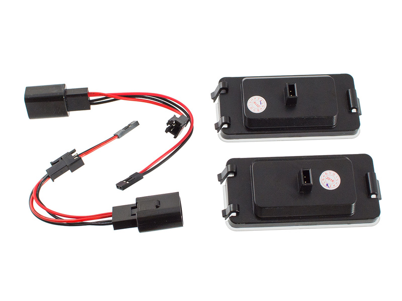 Seat Altea Arosa Cordoba I II Ibiza II III Leon Toledo III Licence plate light / lamp LED 2 pcs set