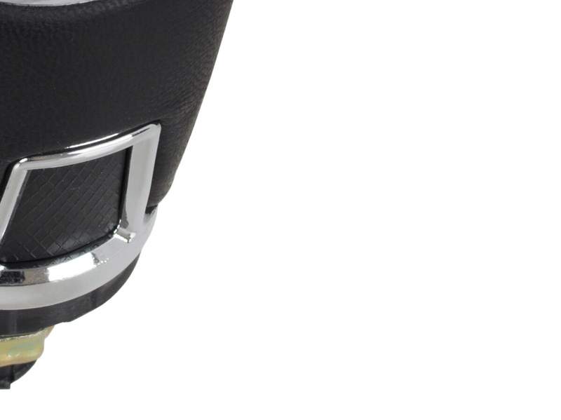 VW Passat B6 06-11 Gear shift knob BLACK LEATHER 6 Gears