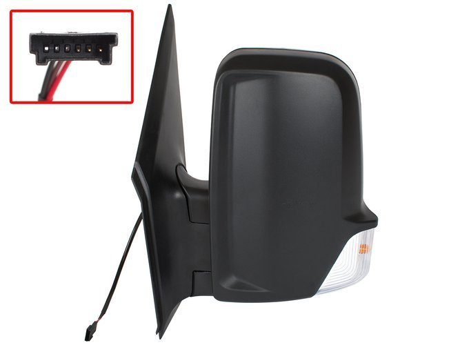 VW Crafter 2006- wing mirror Mechanical Left