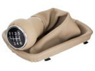 Audi A6 C5 97-04 Gear shift knob BEIGE + Lever Gaiter 6 Gears