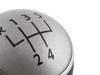 VW Passat B7 10-14 Gear shift knob SILVER + Lever Gaiter with frame CHROM 5 Gear
