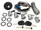Citroen Berlingo 02-08 Ignition set + 5x Locks / barrels / lock inserts + Sealing cap / fuel tank cap set