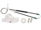 Peugeot 407 04-11 Rear window lifter / winder / regulator (electric adjustment version) Repair kit Left