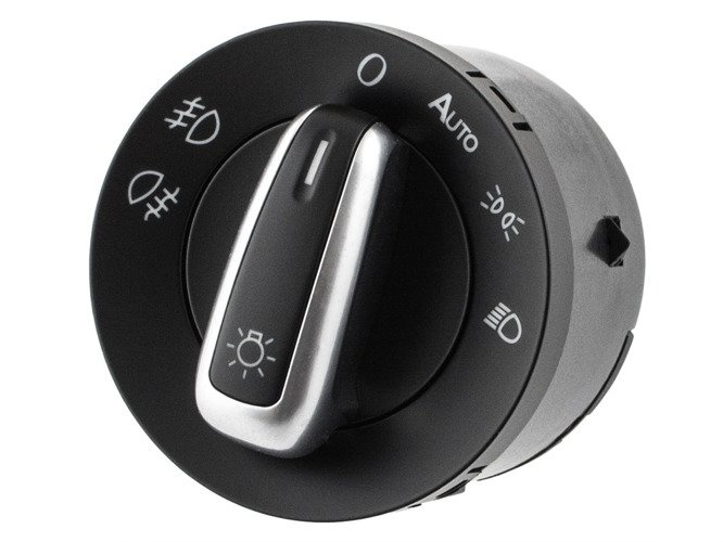 VW Golf V Plus 2005- Headlight switch CHROM (AUTO function)