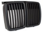 BMW 3 E30 82-94 atrapy między reflektory (nerki) lewa + prawa kpl. BLACK MAT