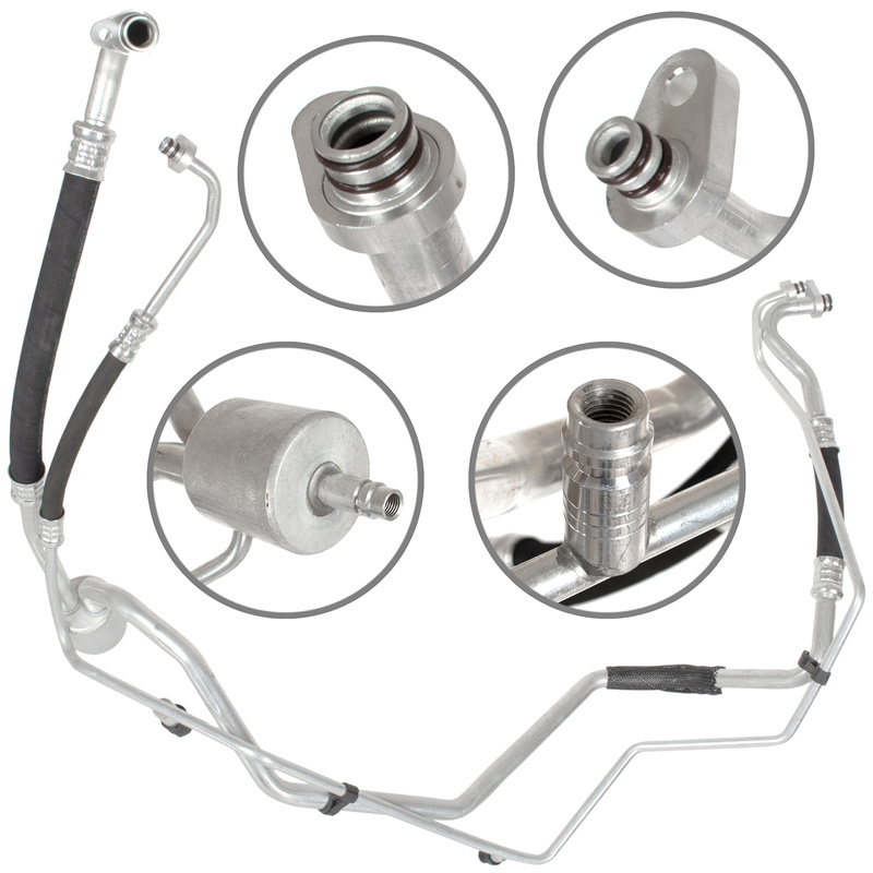 Peugeot 5008 II 2016- 1,6 HDI 1,6 B przewód klimatyzacji 2szt. KPL