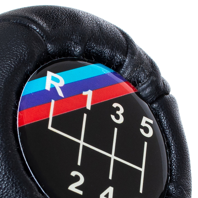BMW E34 E36 E38 E39 E46 E60 E61 E87 E90 X3 X5 Gear shift knob BLACK M-PAKIET / M-POWER 6 Gears