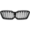 BMW X3 G01 FL 2021- atrapa między reflektory (nerki) BLACK GLOSSY DOUBLE BAR + ZAŚLEPKA