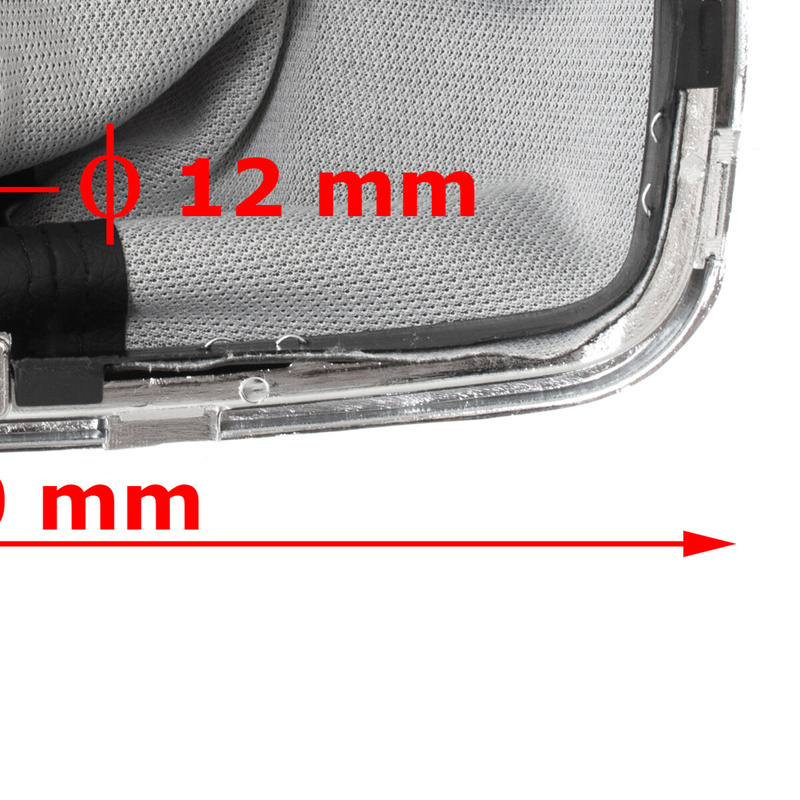 VW GOLF MK4 IV 98-05 Gear / gearbox knob BLACK + SILVER RING + BLACK LID 5+R + Lever Gaiter WITH CHROME FRAME (12MM)