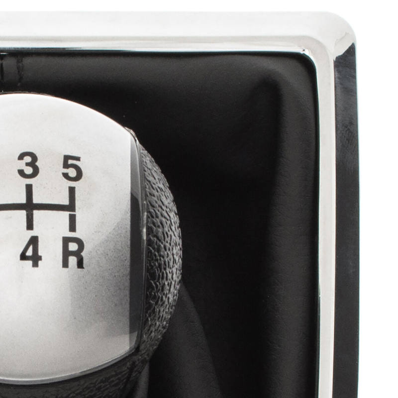 Ford Focus Mk2 04-08 Gear shift knob SILVER + Lever Gaiter with frame CHROM 5 Gear