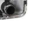 VW GOLF MK4 IV 98-05 Gear / gearbox knob BLACK + SILVER RING + CHROME LID 5+R + Lever Gaiter (22mm DIAMETER)