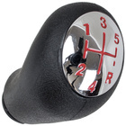 Renault Megane II 02-09 Gear shift knob CHROM, RED SCHEME