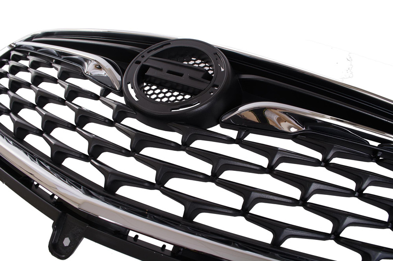 Opel Mokka 16-19 atrapa między reflektory (grill) CZARNA + CHROM