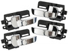 Nissan Qashqai 2007- Interior handle CHROM 4 pcs set