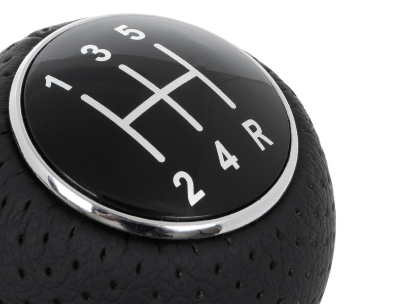 Audi A4 B6 00-04 Gear shift knob BLACK + Lever Gaiter BLACK bieg wsteczny NA DOLE