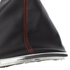 VW Golf IV 97-03 Gear shift knob + Lever Gaiter Red thread + frame CHROM 5 Gear Hole 23MM