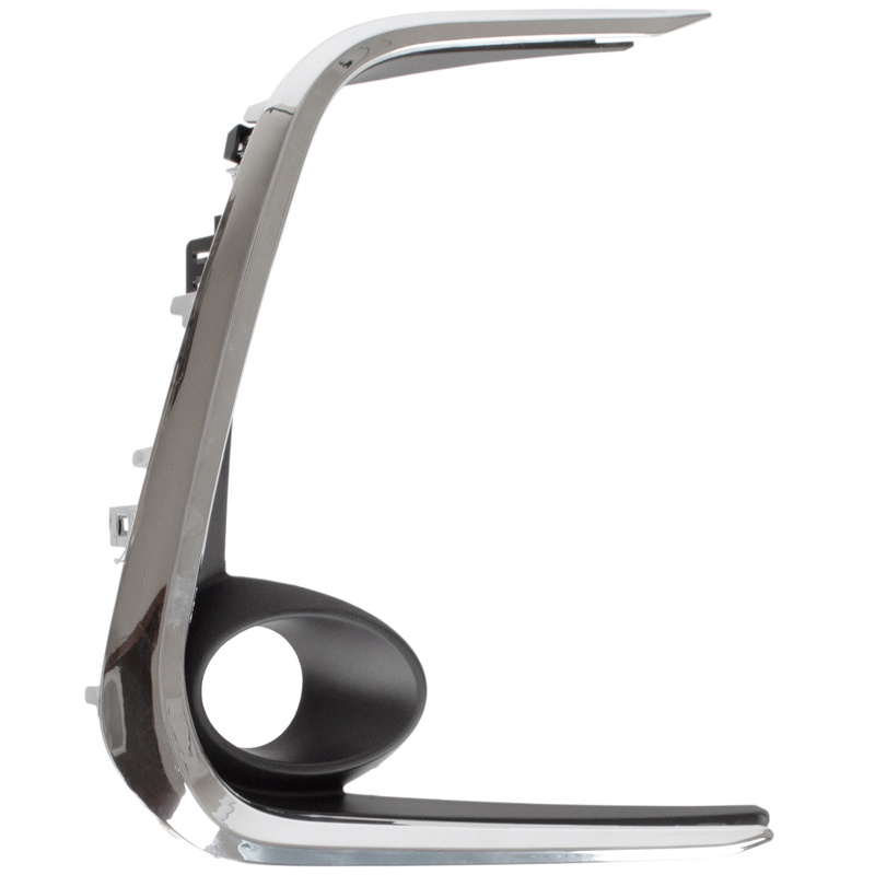 Toyota COROLLA 2019- CHROM + CZARNA ramka halogenu prawa