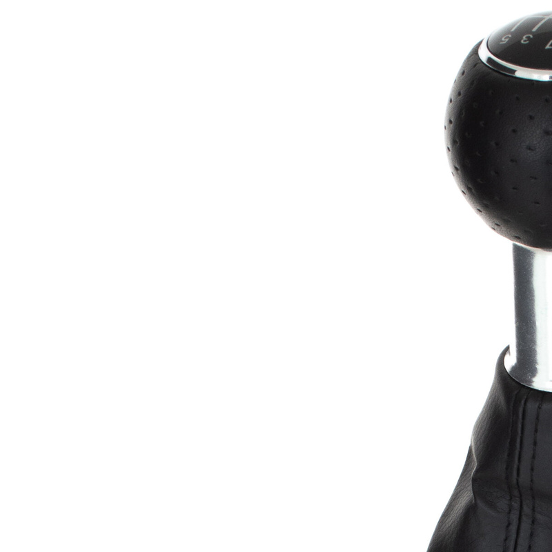 Audi A6 C6 04-11 Gear shift knob BLACK + Lever Gaiter BLACK