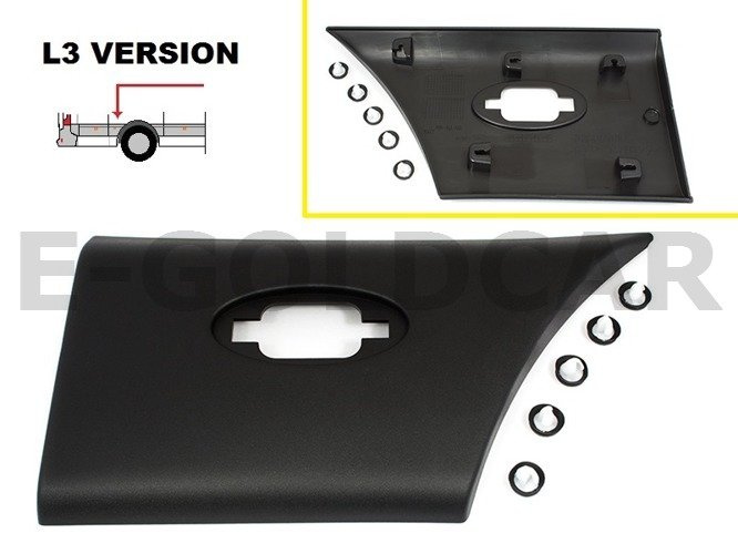 Opel Movano B 2010- listwa boczna ZA tylnym kołem prawa