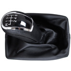 Audi A5 8T 07-16 Gear shift knob BLACK 6 Gears + Lever Gaiter BLACK