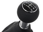 Audi A4 B6 00-04 Gear shift knob BLACK + Lever Gaiter BLACK bieg wsteczny NA DOLE