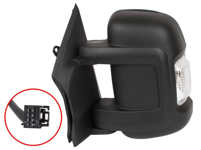 Peugeot Boxer 2006- wing mirror manual Left
